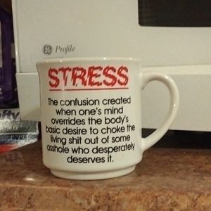 Stress mug